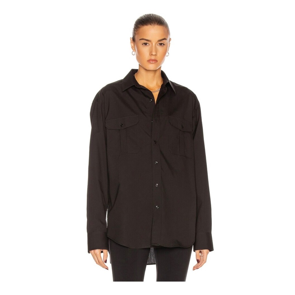 WARDROBE.NYC Oversize‎ Shirt in Black Size XS New No Tags READ